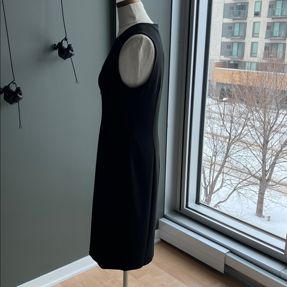 New Black Halo Walker Sheath Dress in Black Size 6 - Picture 6 of 7